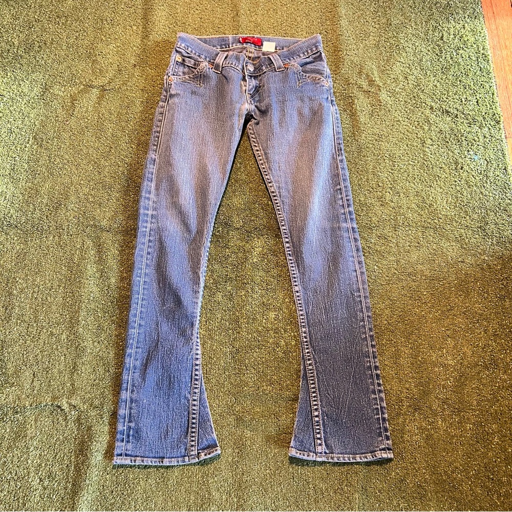 Levi's Type 1 Western Bootcut Vintage Faded Blue Jeans